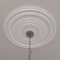 Ekena Millwork Cole Ceiling Medallion (Fits Canopies up to 9 1/8"), 25 3/8"OD x 3 3/8"ID x 1 3/8"P, Primed White CM25CO - alternate 6